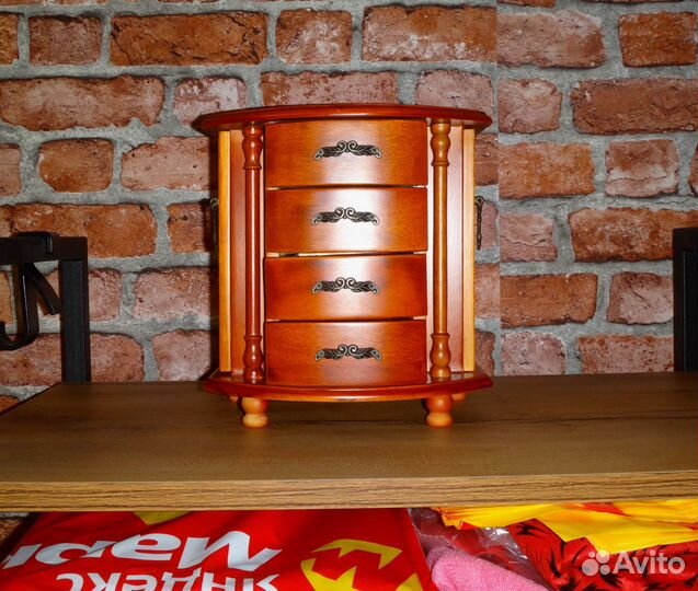 Шкатулка ювелирная большая антикварный стиль