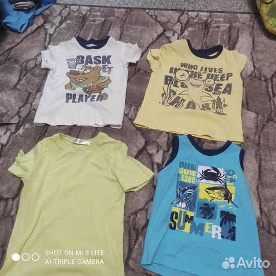 Детские вещи на мальчика пакетом р.104