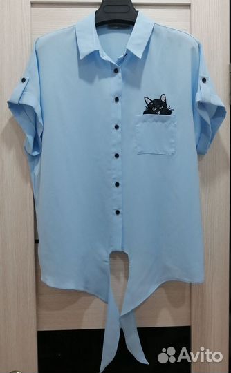 Блузки- рубашки разные 46-50 р-р