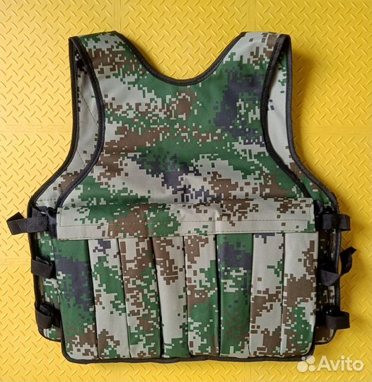 Новый жилет утяжелитель с грузом 20 кг в комплекте