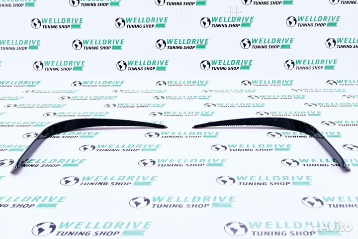 Клыки верхние BMW X5 G05 дорест черные