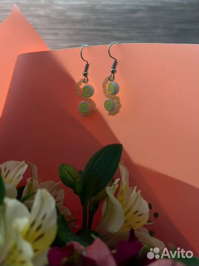 Серьги ручная работа