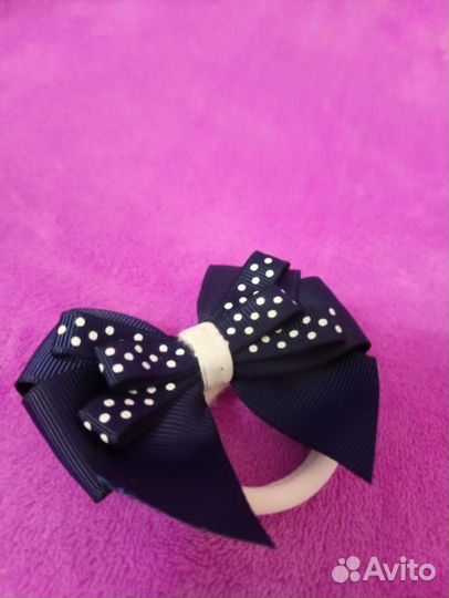 Банты для волос на резинке