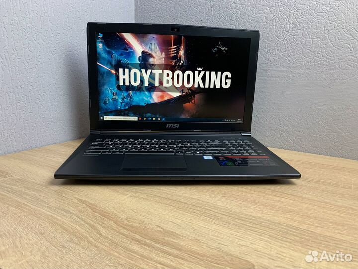 Ноутбук MSI /core i-7/GeForce GTX1050/ssd
