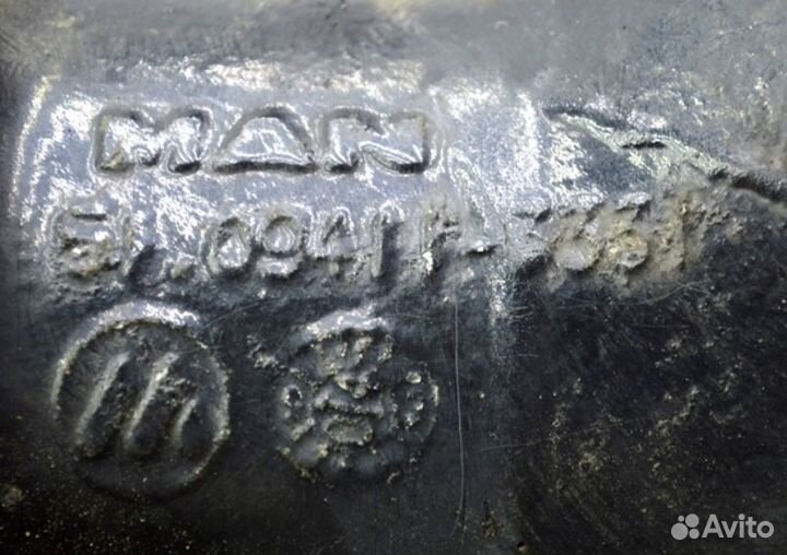 Труба интеркулера MAN TGA 18.480 (01.00)