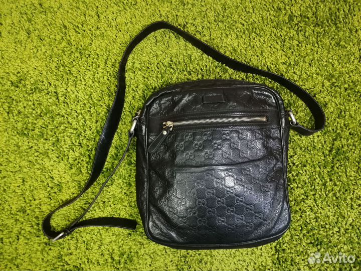 Сумка Gucci GG Black Canvas Оригинал