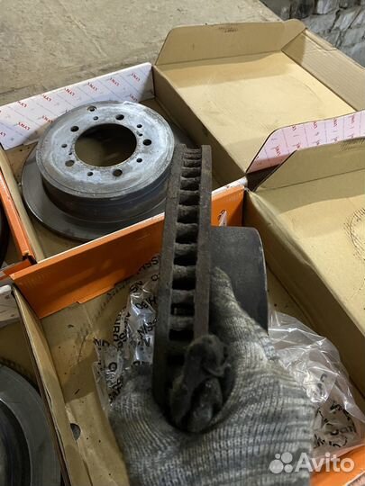 Тормозные диски toyota land cruiser 200