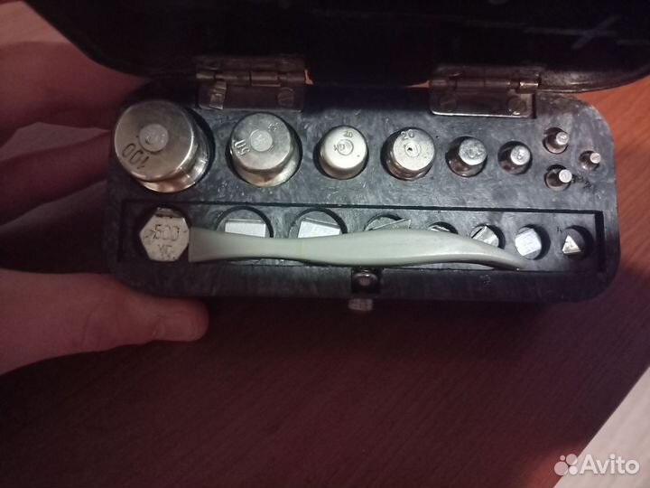 Набор гирек для весов СССР