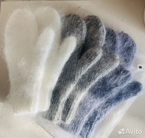 Рукавицы из козьего пуха