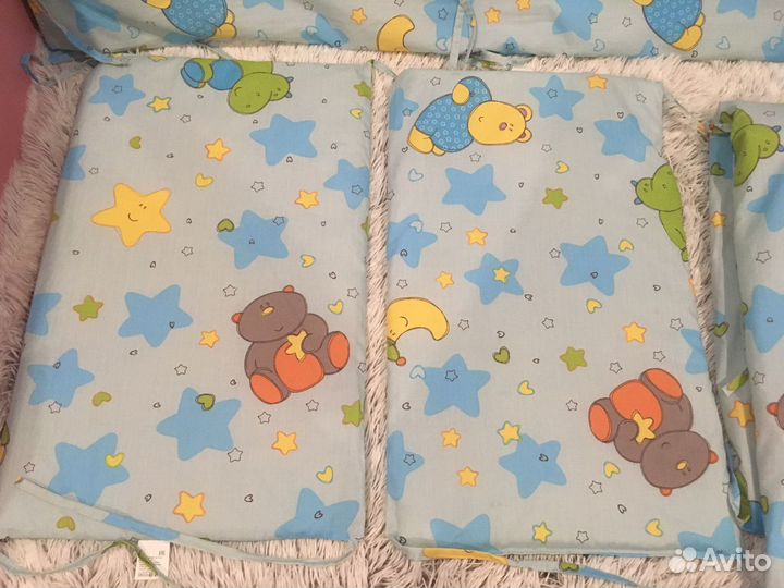 Бортики в детскую кроватку