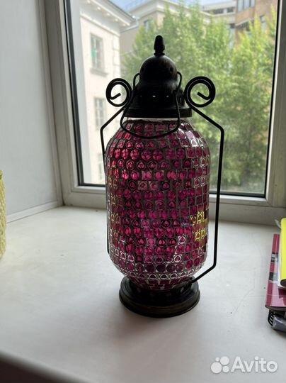 Витражная лампа