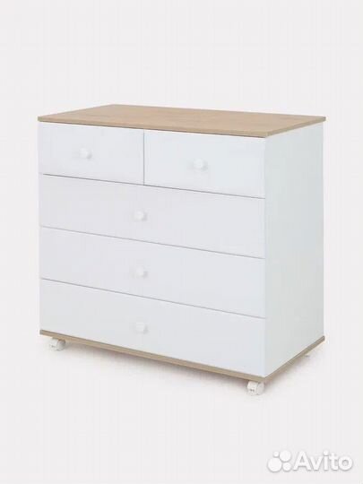 Комод пеленальный 5 ящиков 80 см