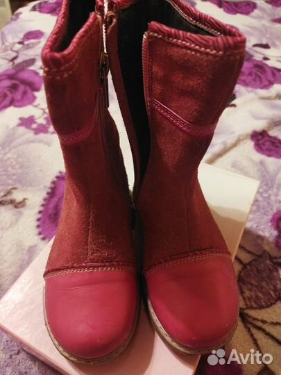 Сапоги для девочки демисезонные