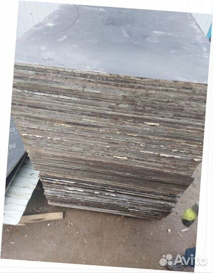 Фанера ламинированная бу