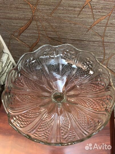 Ваза на ножке СССР для фруктов