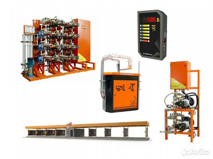 Мойка самообслуживания на 8 постов