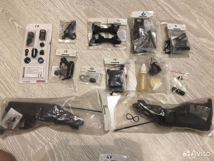 Детали для rc модели Mersedes DTM 2008 Deagostini