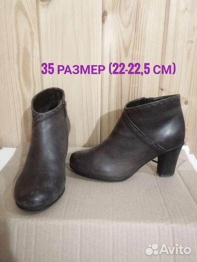 Ботильоны кожа Томас Мюнц 35