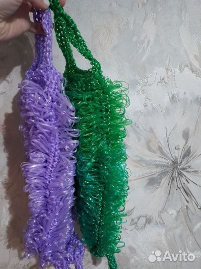 Мочалка ручной работы