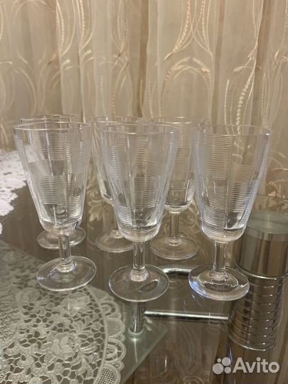 Рюмки хрустальные стаканы винтаж