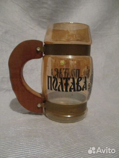 Кружки пивные, стаканы стеклянные