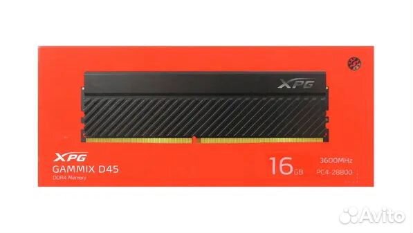 Оперативная память adata XPG gammix D45 16 гб DDR4