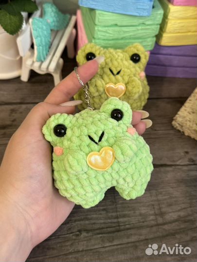 Жабки валентинки побшевые игрушки брелоки