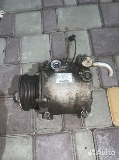 Компрессор кондиционера mitsubishi lancer 9