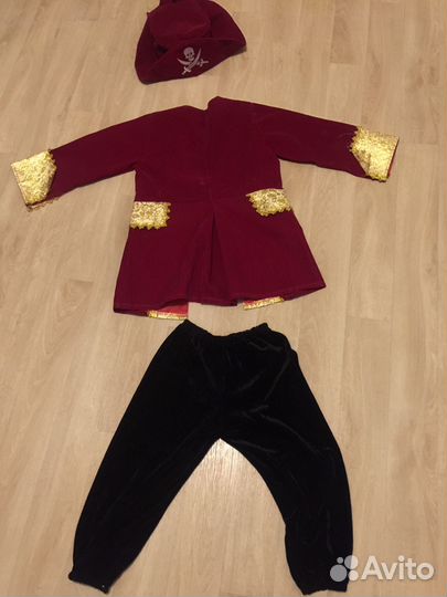 Новогодний костюм разбойника- пирата 120-128 п