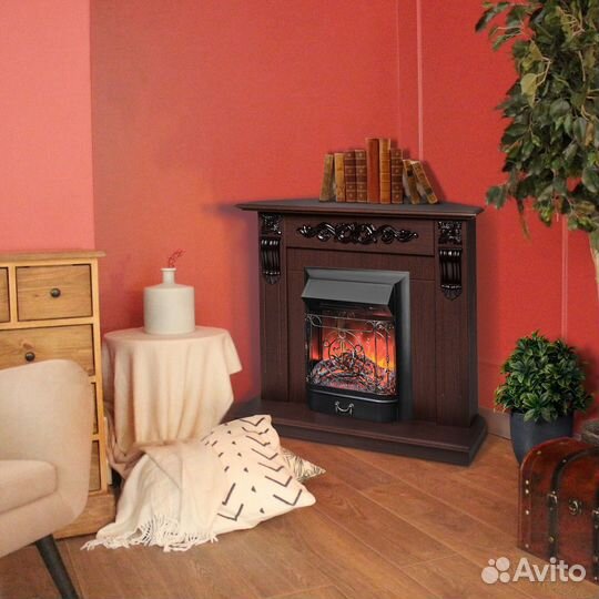 Электрокамин Dominica с очагом Majestic Lux. Грозн