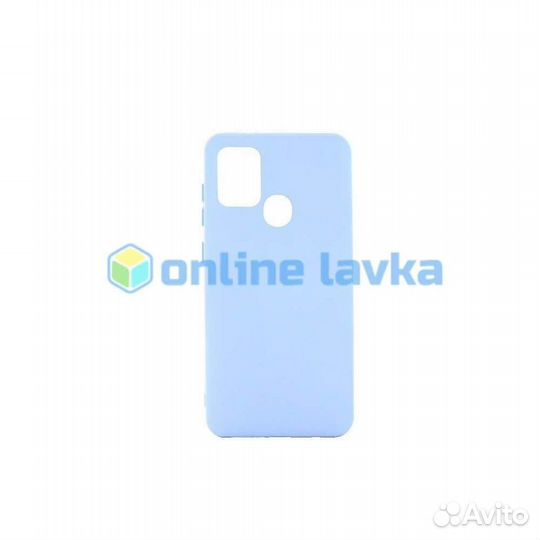 Чехол силиконовый Case для Samsung A21s сиреневый