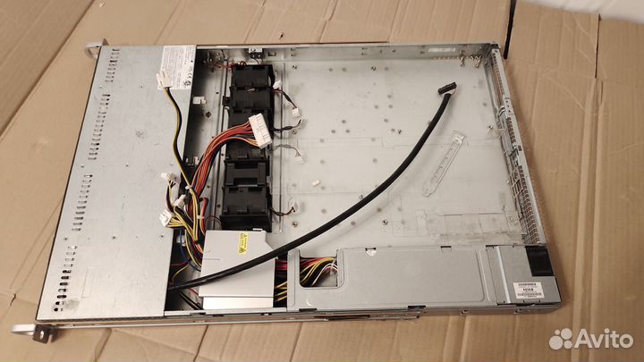 Корпус Supermicro 1U+бп