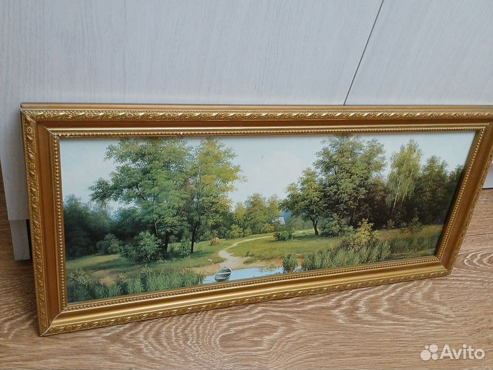 Картина маслом природа