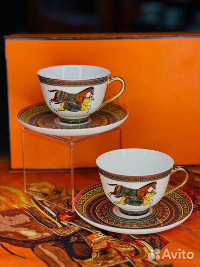 Чайный/кофейный набор Hermes сервиз фарфор