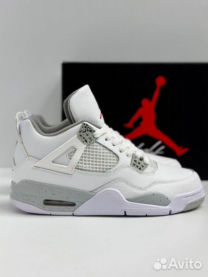 Кроссовки Nike Air Jordan 4 Retro White Oreo