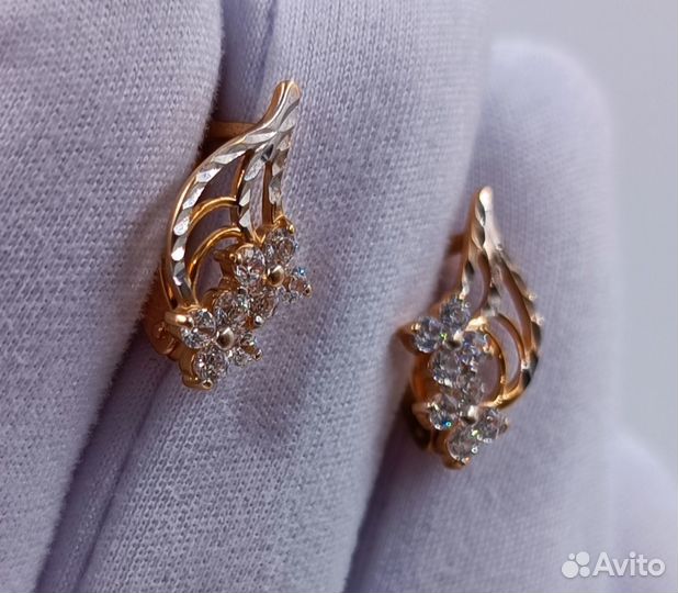 Золотые Серьги 585 пробы. Рассрочка