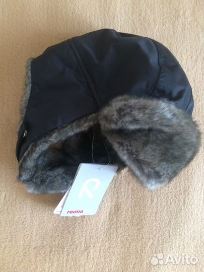 Шапка ушанка зимняя reima 48р