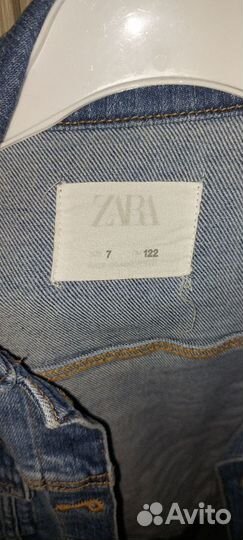 Джинсовая куртка zara 122