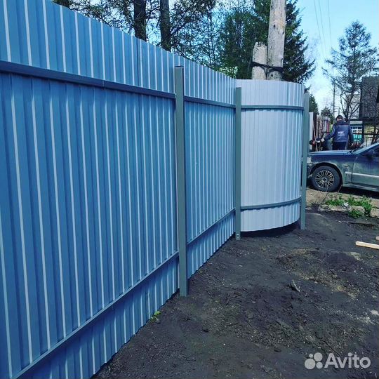 Забор из профлиста