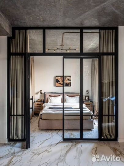 Стеклянные перегородки