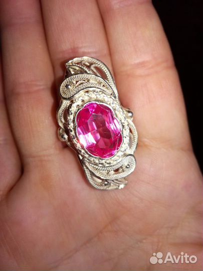 Серебряное кольцо винтаж