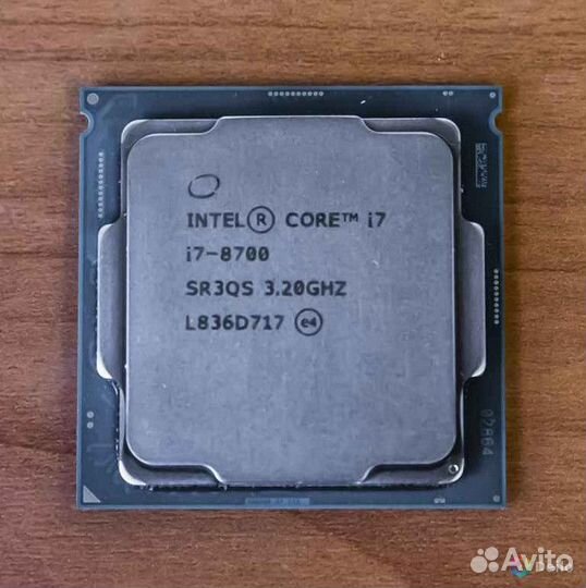 Intel Core i7-8700 3.2 GHz/6core/UHD LGA1151