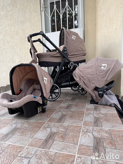Коляска 3 в 1 CoolBaby