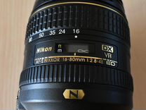 Объектив Nikon 16-80mm почти новый