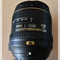 Объектив Nikon 16-80mm почти новый