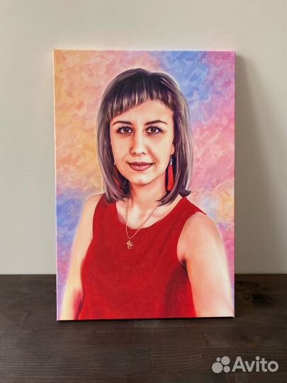 Портрет на холсте