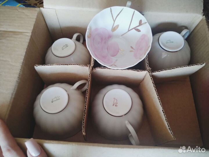 Сервиз чайный Дулевский фарфор 15 предметов