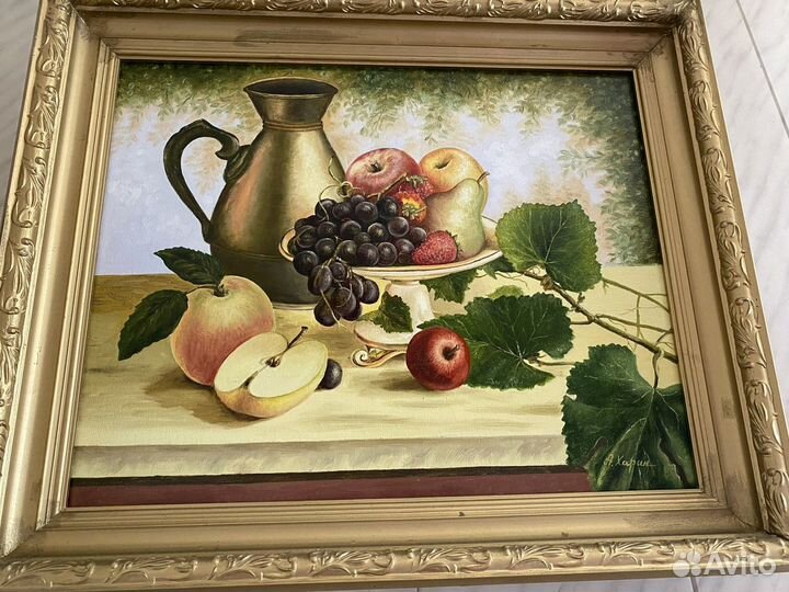 Картина маслом на холсте натюрморт