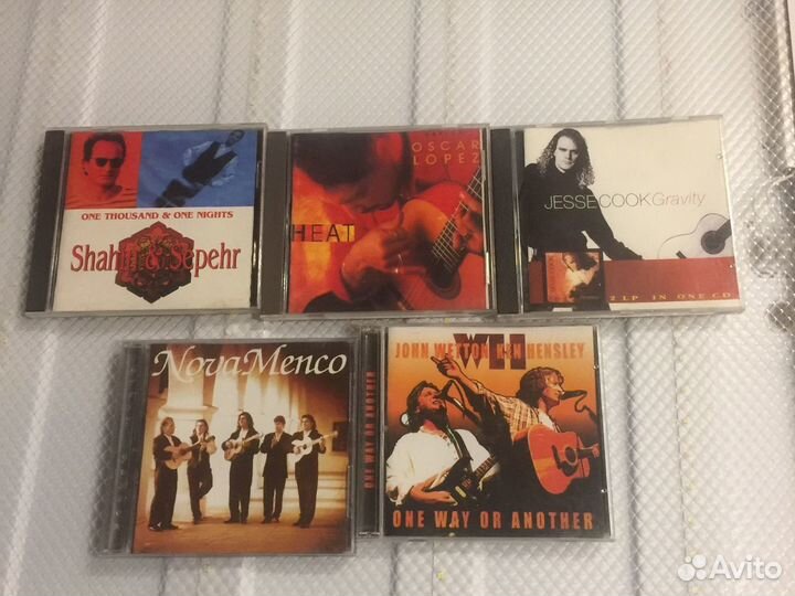 Музыкальные cd диски (гитара вокал)
