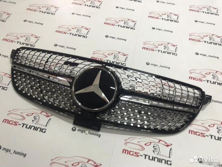 Решетка GLE-Coupe c292 Diamond Black (Дистроник)